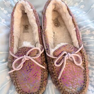 UGG Kids Iridescent slippers/ Moccasins